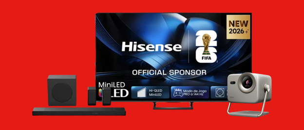 10% desconto com cupão "HISENSE10"