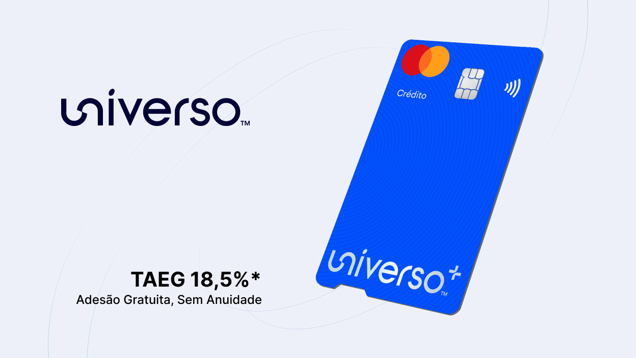 Com o Cartão Universo+, o pagamento fica mais leve.