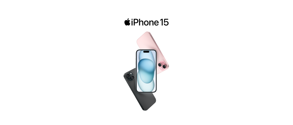 iPhone 15 em 4x sem juros TAEG 18,5%*