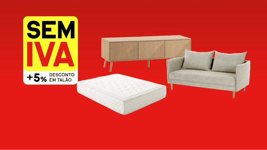 IVA zero + 5% desconto extra em talão
