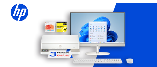 Oferta Impressora HP ENVY 6132e + Microsoft 365 Pessoal + Norton 360