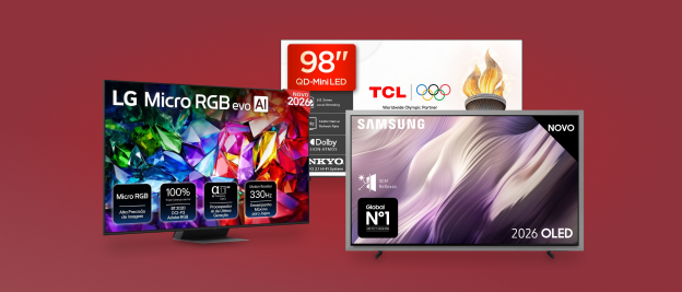 Até 20% desconto com cupão numa seleção de TVs