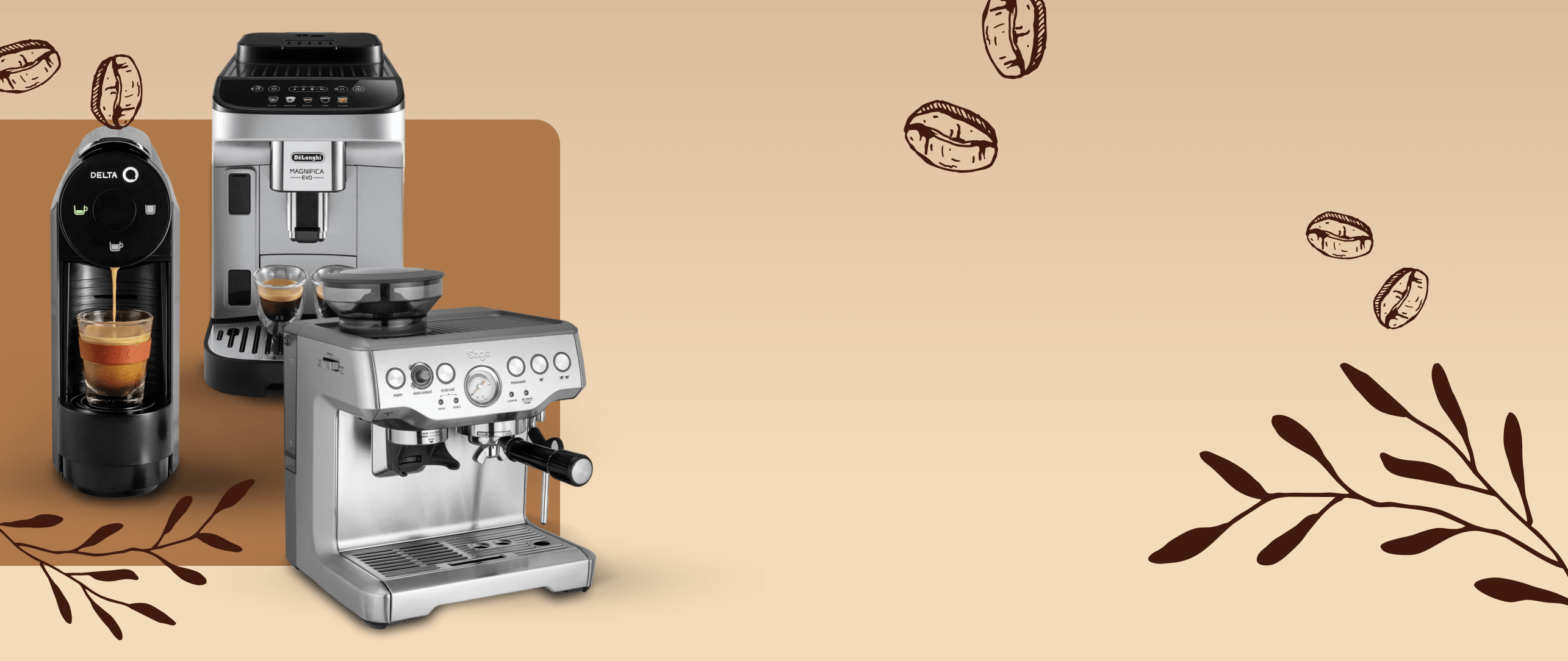 Até 45% desconto direto e Até 10x sem juros em Máquinas de Café TAEG 18,5*