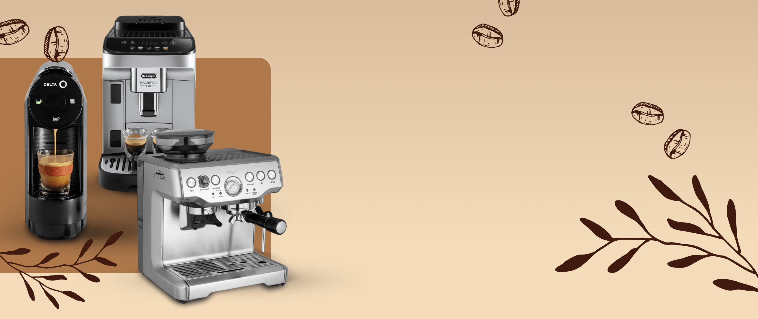 Até 45% desconto direto e Até 10x sem juros em Máquinas de Café TAEG 18,5*