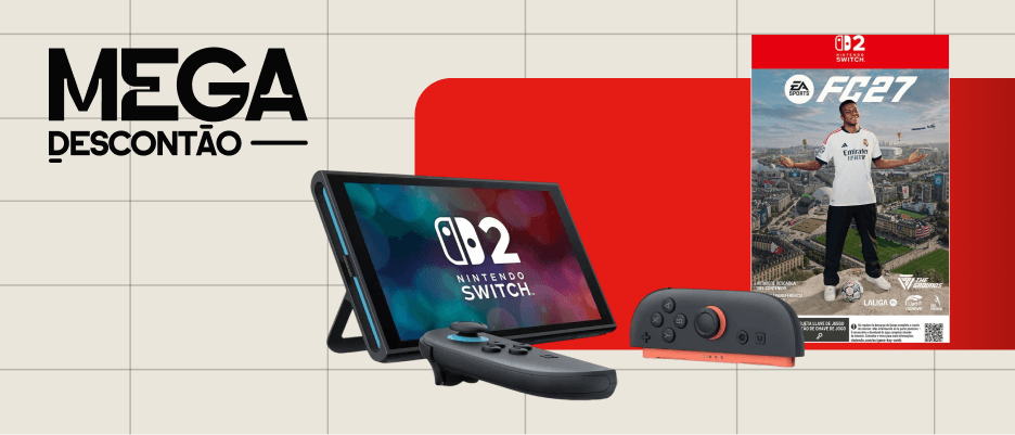 Pack Consola Nintendo Switch 2 + Jogo Nintendo Switch 2 EA Sports FC27 por 476,99€