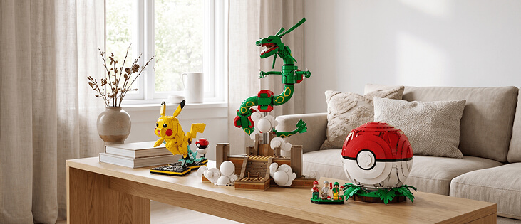 Construções divertidas com LEGO Pokemon						