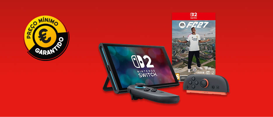 Pack Consola Nintendo Switch 2 + Jogo Nintendo Switch 2 EA Sports FC27 por 499,99€