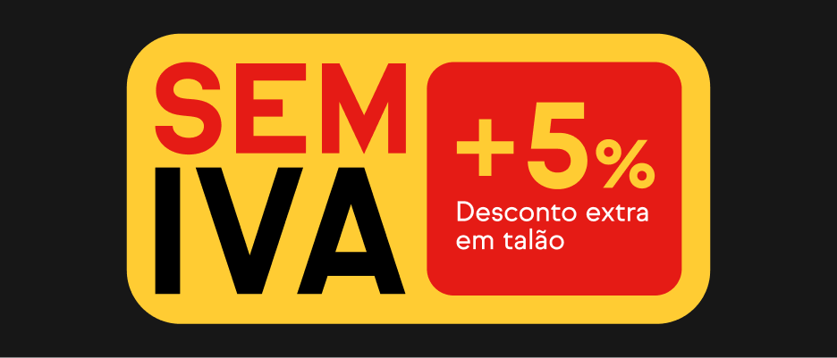 IVA ZERO c/cupão "IVA" +5% desconto extra em talão